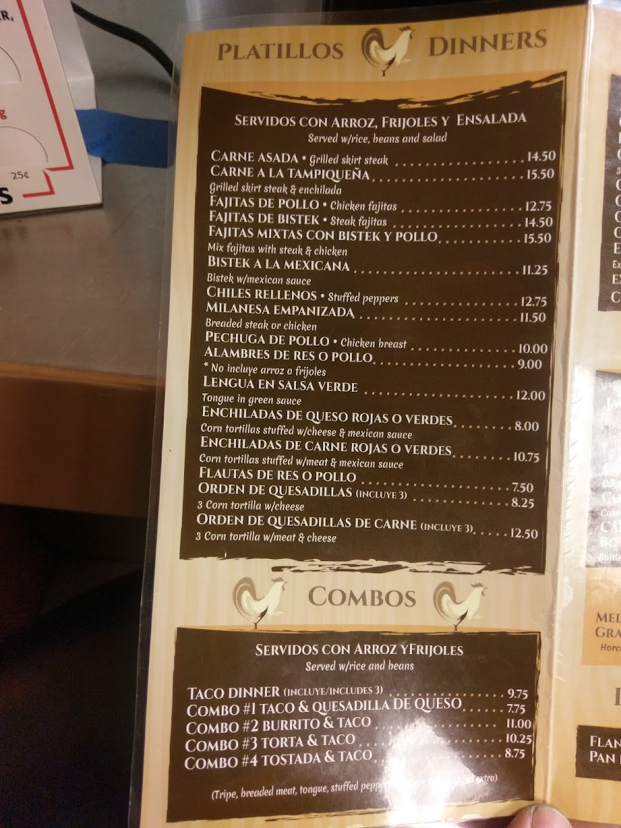 El Gallo Bravo Menu - Image 6